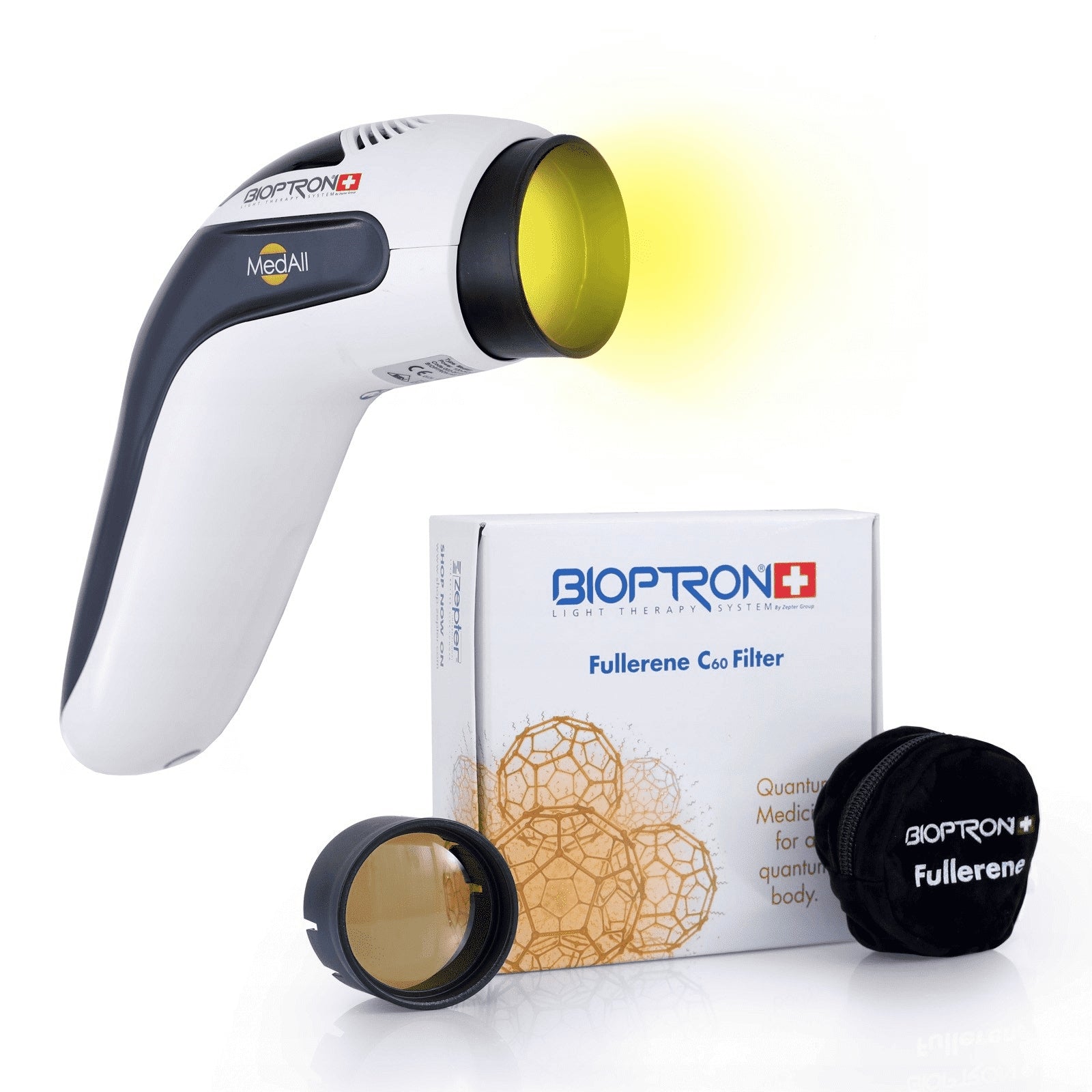 Bioptron Medall Zepter lamp with Fulerene Filter +Freebie!