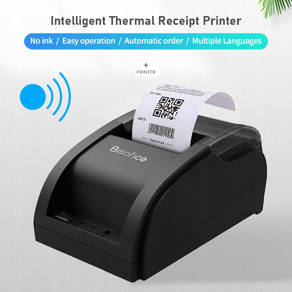 Bisofice Desktop Thermal Receipt Printer 58mm Wireless Printer
