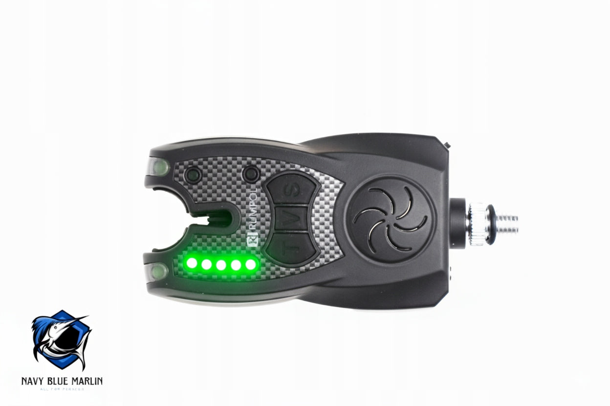 Bite Alarm Set with Controller 4+1 LED Case Vibration Carp Ground Manufacturer code 320041