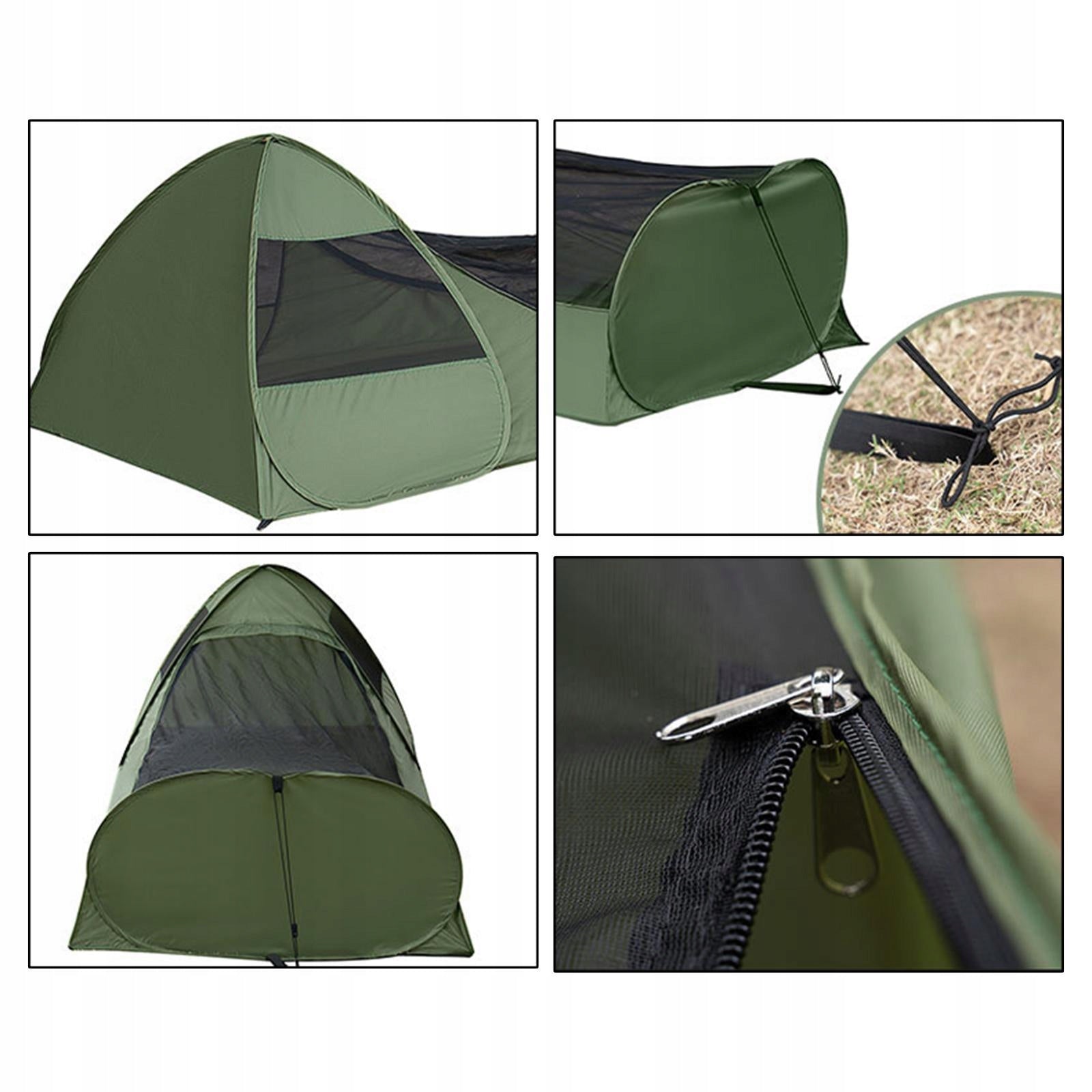 Bivy Tent Lightweight Shade Compact Personal Tent Single Person Dark Green Kind not specified