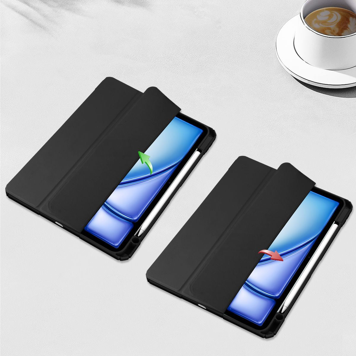 Bizon lockable case for iPad Air 13" M4/M3/M2, with stand, case, cover Packaging status original