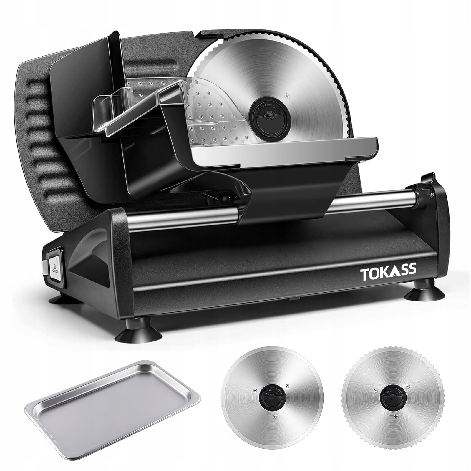 Black Slicer 200 W for Meat Bread