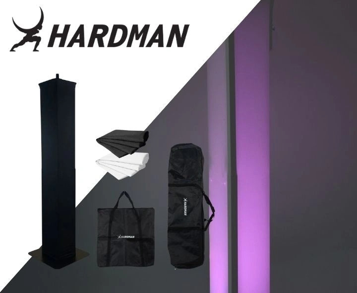 Black Totem Large 135-250cm Tower Head Stand Moving Columns Packaging status original