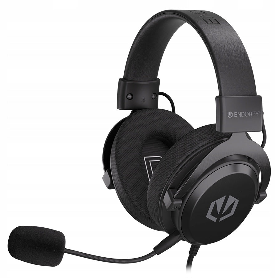 Black Wired Gaming On-Ear Headphones Endorfy Viro Infra Microphone Manufacturer code EY1A003)