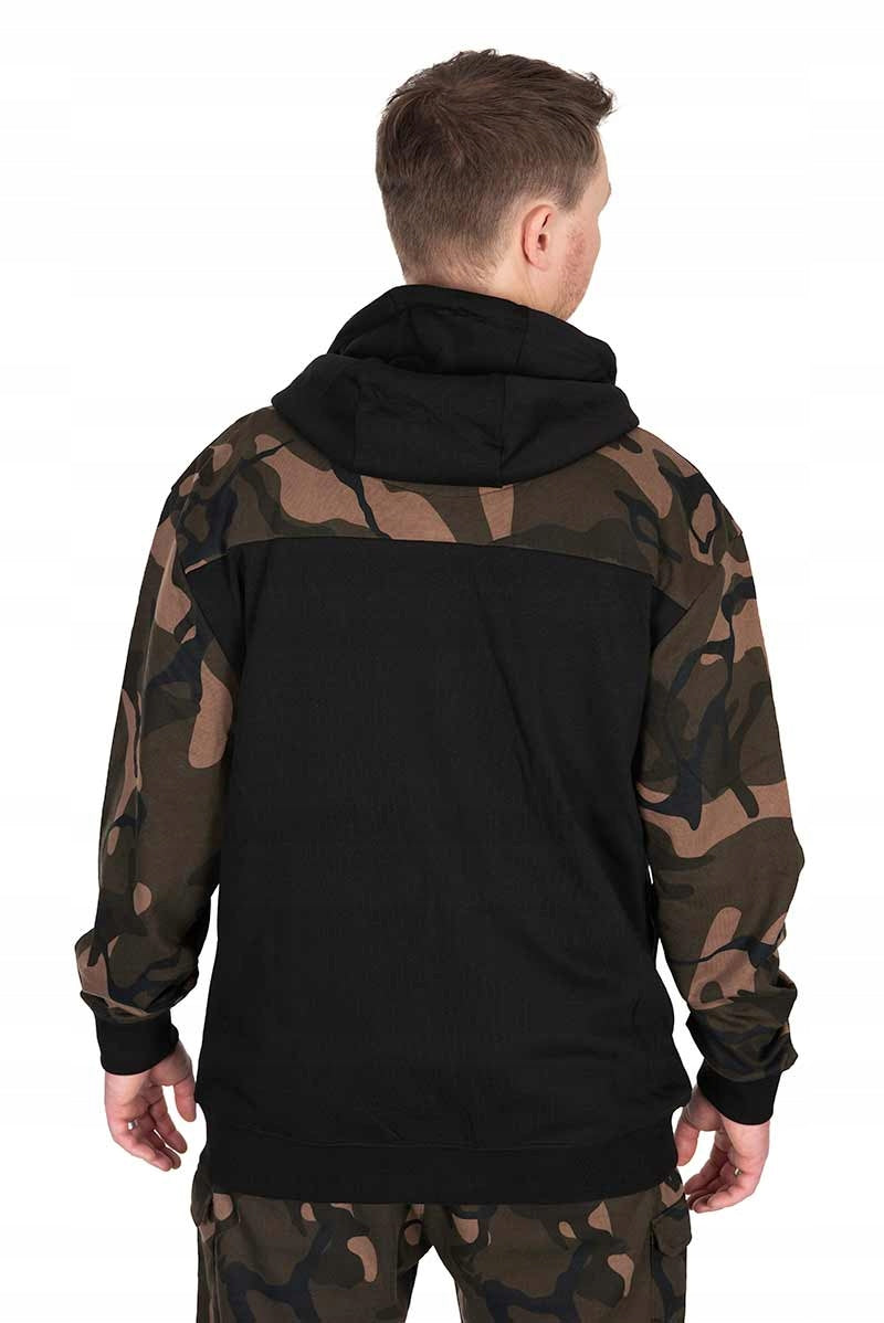Black/camo Split Zip Hoody Size Xl Fox Brand Fox