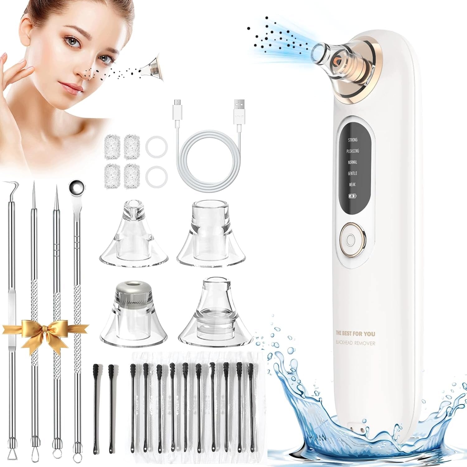 Blackhead Vacuum Cleaner Face Pore Cleansing 5 UCAMP Modes