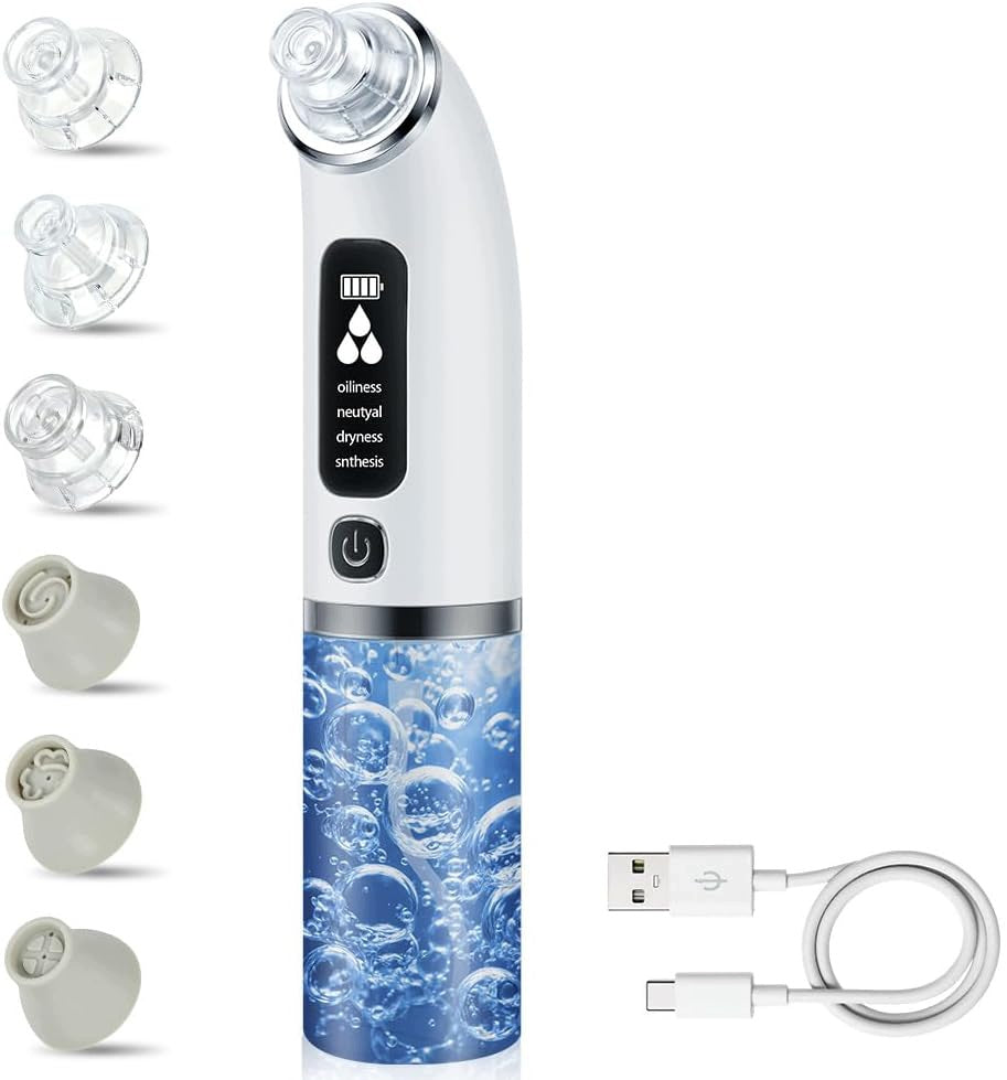 Blackhead Vacuum Cleaner Water Hydropeeling Facial Pore Purifier 4 Modes