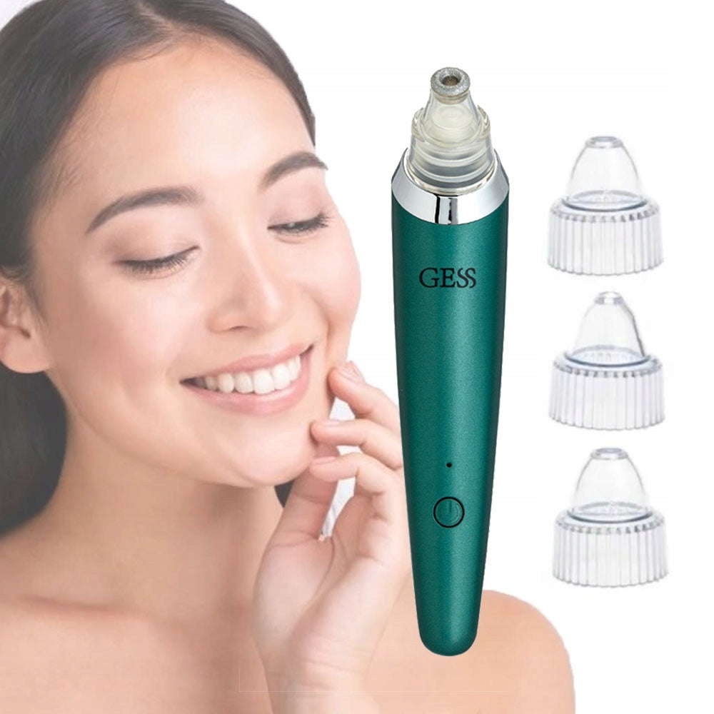 Blackhead remover, face purifier, with 4 nozzles - GESS