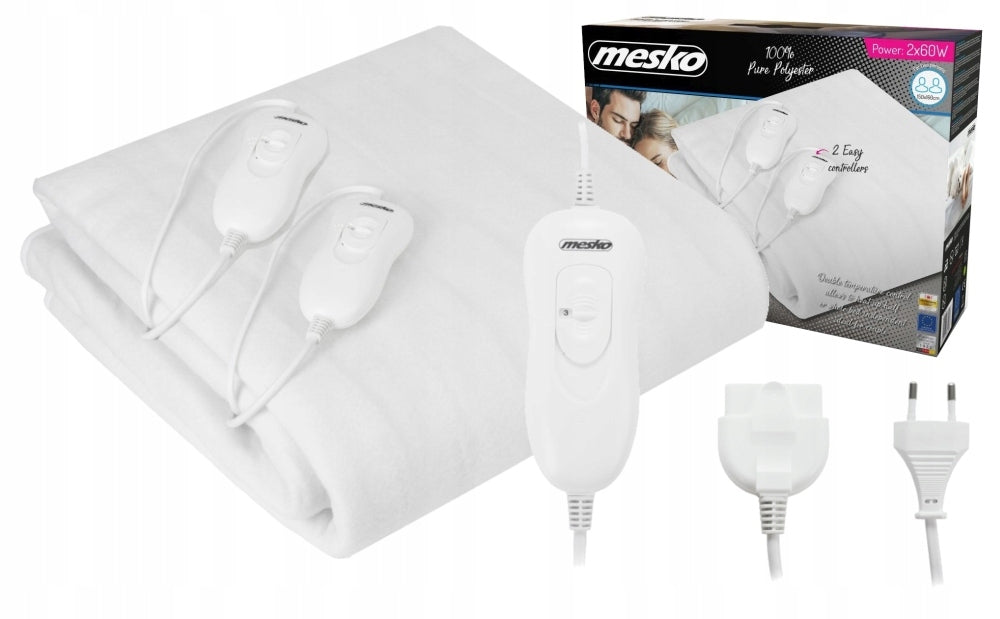 Blanket Electric HEATING MAT 160x150cm Soft POLAR Remote Control Timer 2 Person