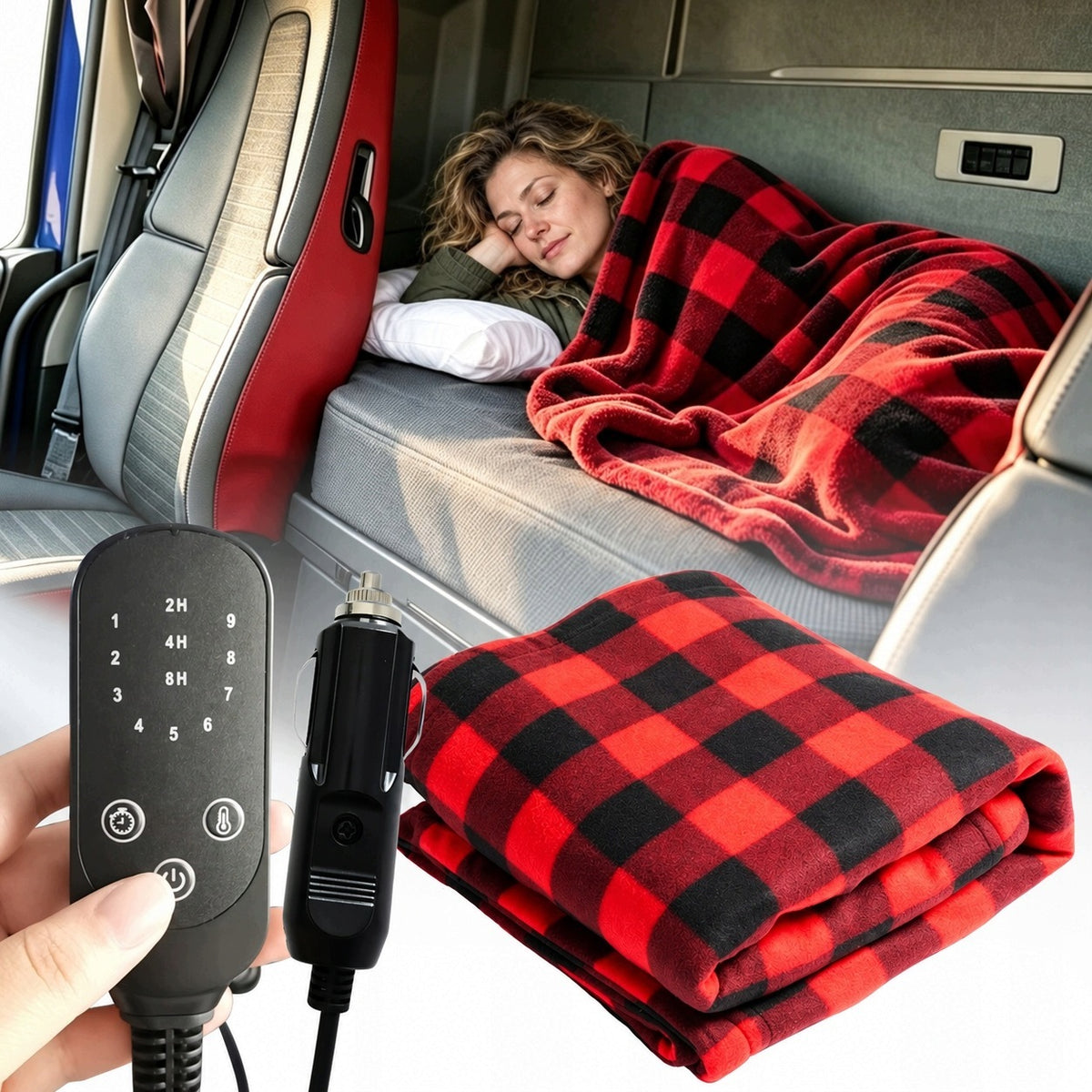 Blanket Electric Large Soft Heating Mat Remote Control Timer 9 Modes Brand no brand