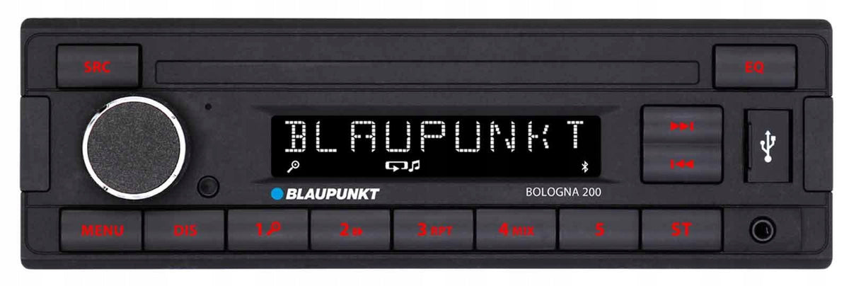 Blaupunkt Bologna 200 Car Radio 1DIN USB AUX MP3 RDS 4x40W