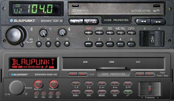 Blaupunkt Bremen SQR 46 car radio retro Bluetooth MP3 USB AUX DAB+ Brand Blaupunkt