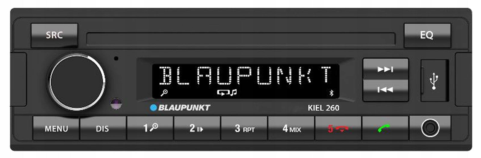 Blaupunkt Kiel 260 Car radio AUX USB Bluetooth 4x50W DAB+