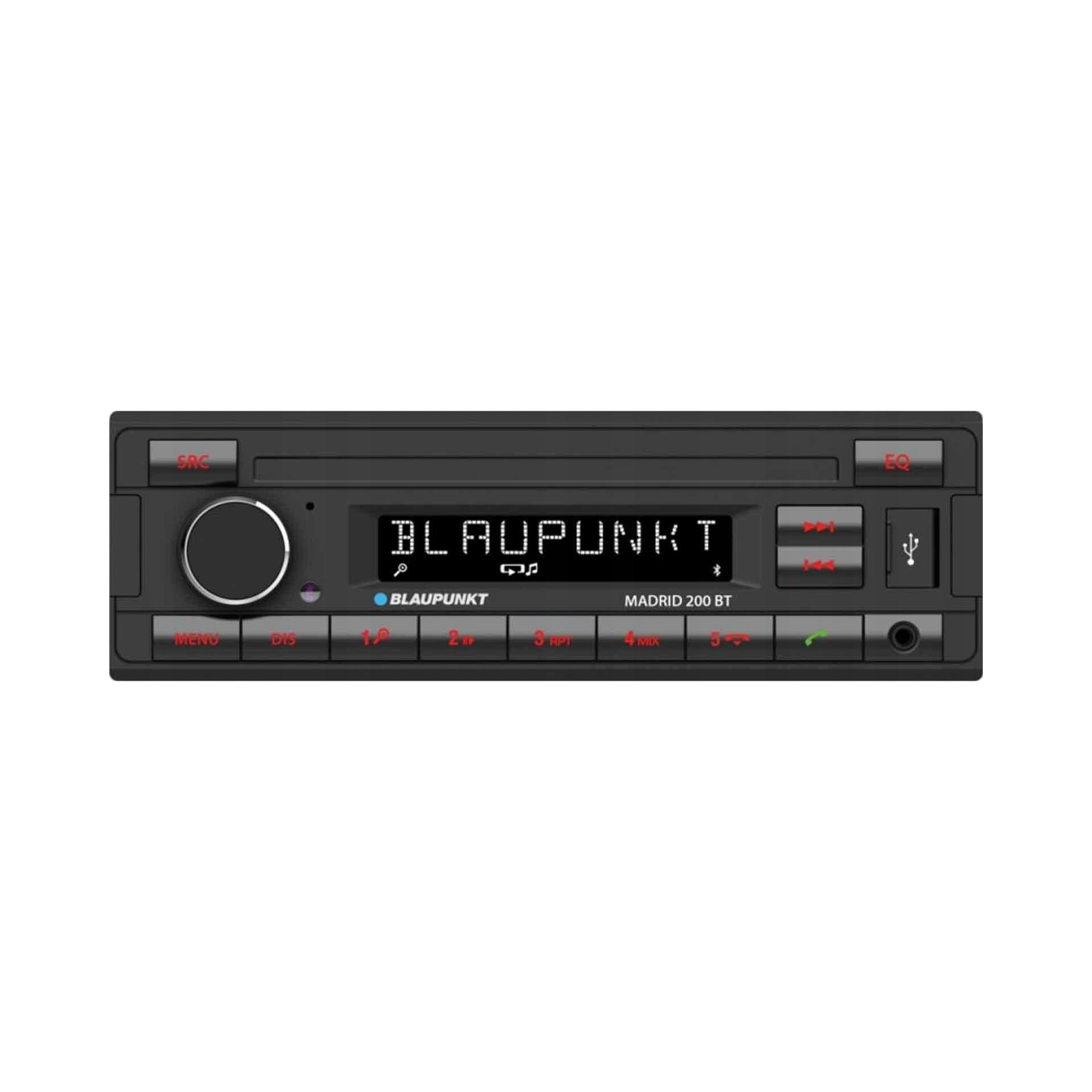 Blaupunkt Madrid 200 BT car radio 1-DIN Bluetooth retro USB AUX MP3