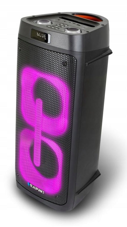 Blaupunkt PB50LED Portable Bluetooth Party Box LED Speaker with Microphone Brand Blaupunkt