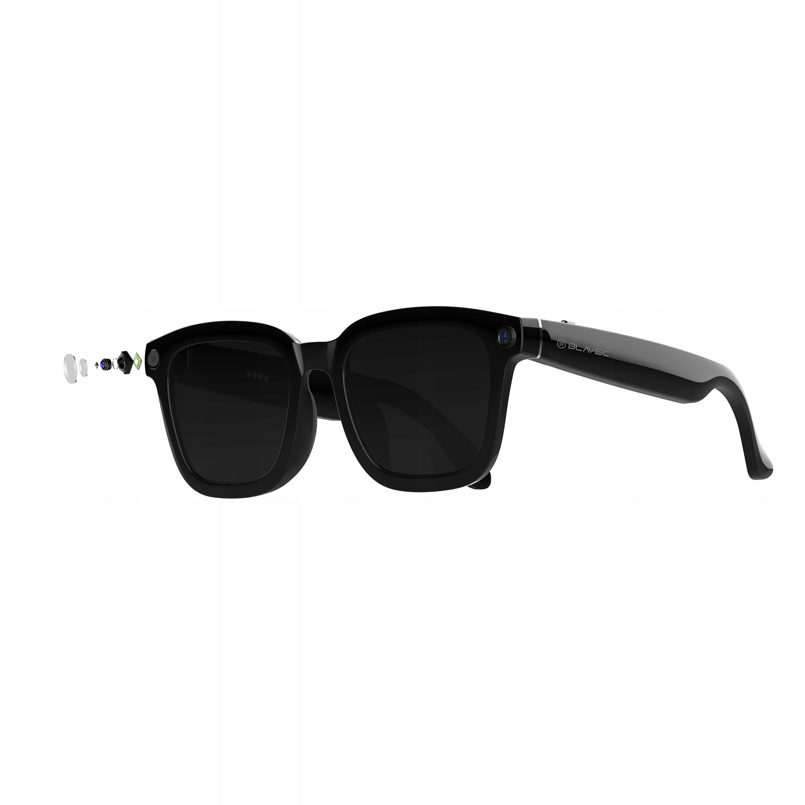 Blavec Smartglasses smart glasses SG-01 HD camera, AI, Wi-Fi SG01-B Packaging status original