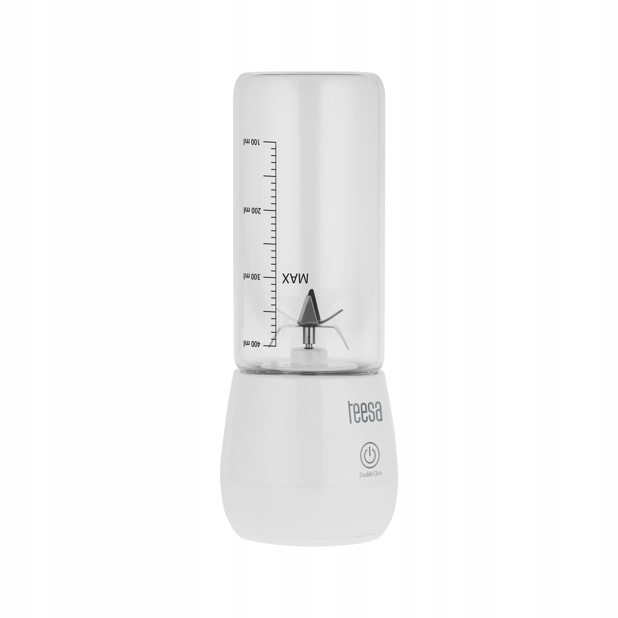 Blender Portable Wireless Travel Glass Mug 450ml 100W Teesa Brand Teesa