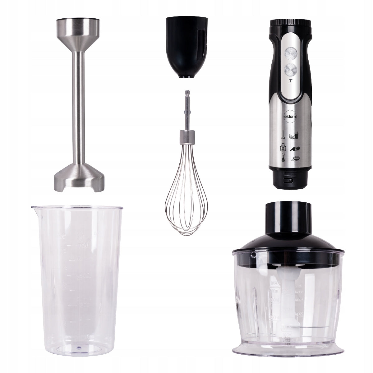 Blender multifunction manual shredder set POWERFUL 800W Eldom BL250 Manufacturer code BL250 vexi