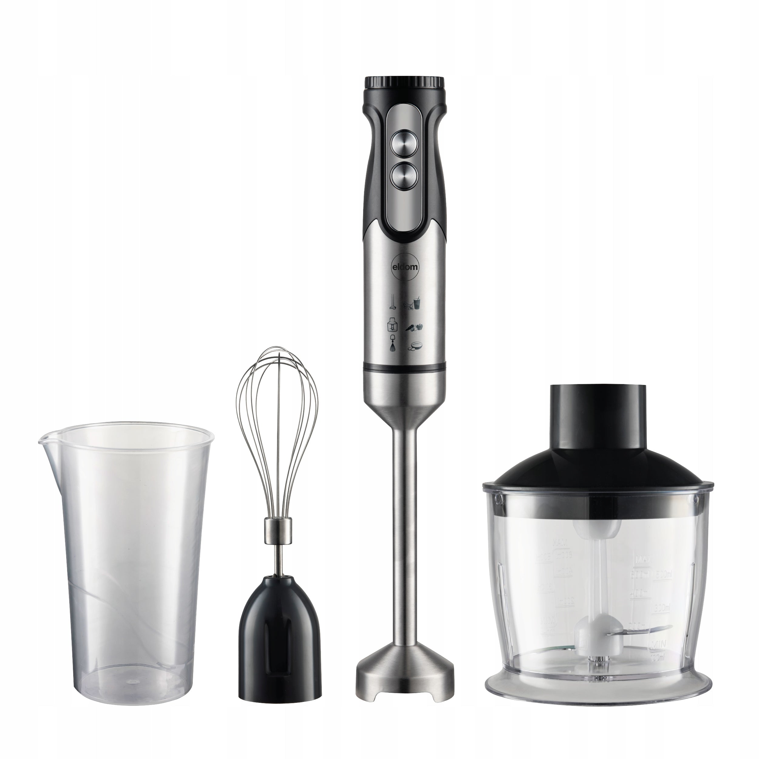 Blender multifunction manual shredder set POWERFUL 800W Eldom BL250 Packaging status original