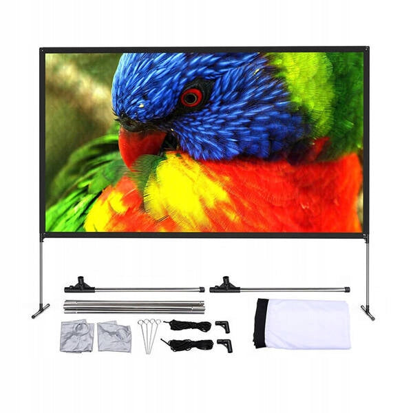Blitzwolf Foldable Portable Projection Screen For Projector 120'' Packaging status original
