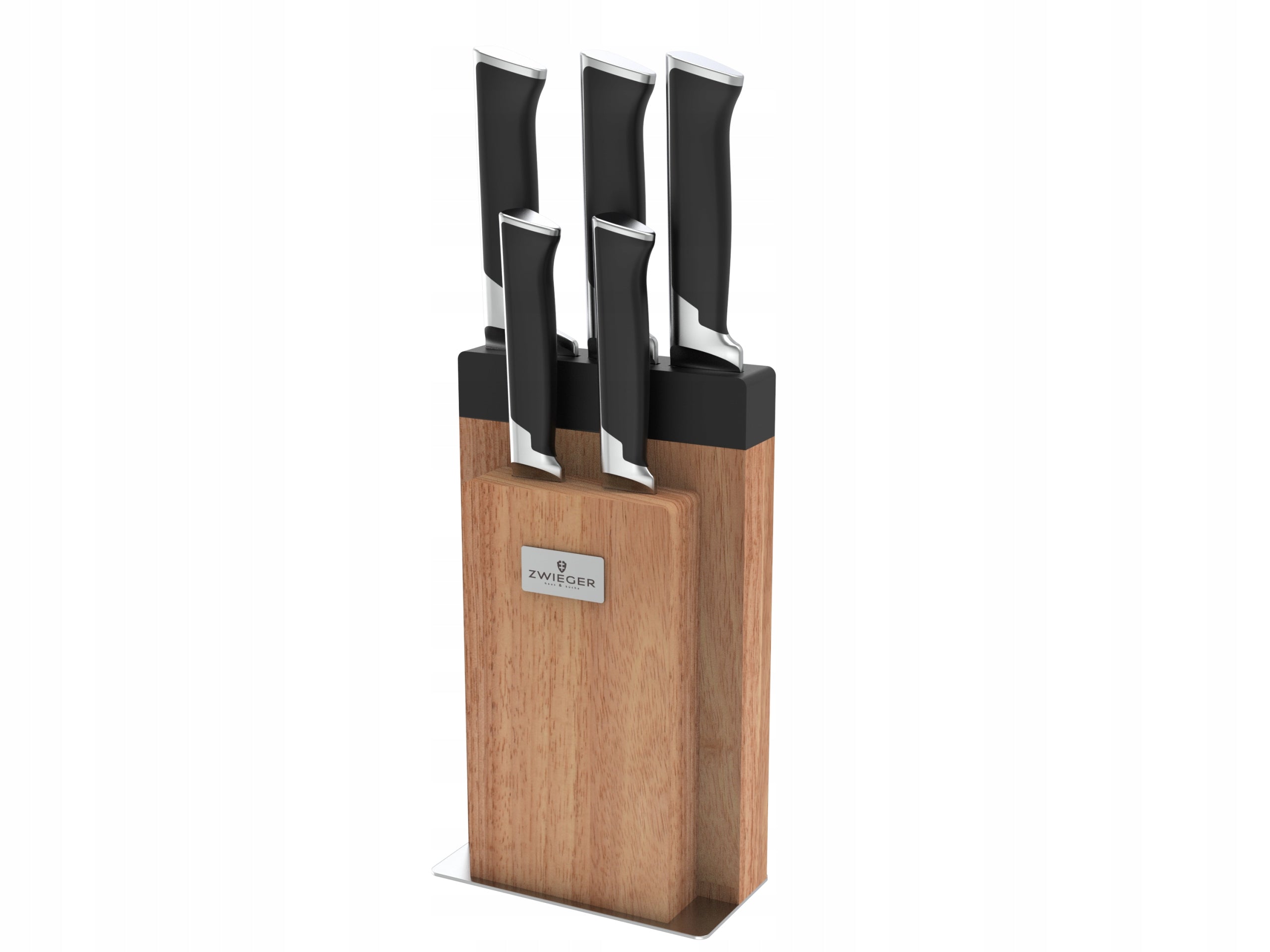 Block with set of 5 Decco knives + sharpener Manufacturer code ZW-EK-6223