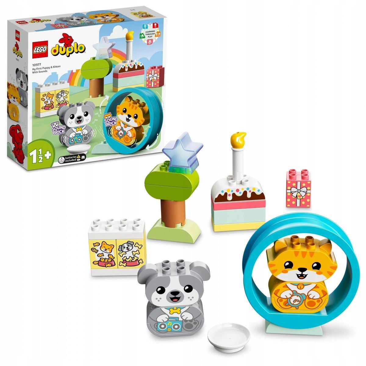 Blocks LEGO 10977 Duplo My first puppy and kitten with sounds