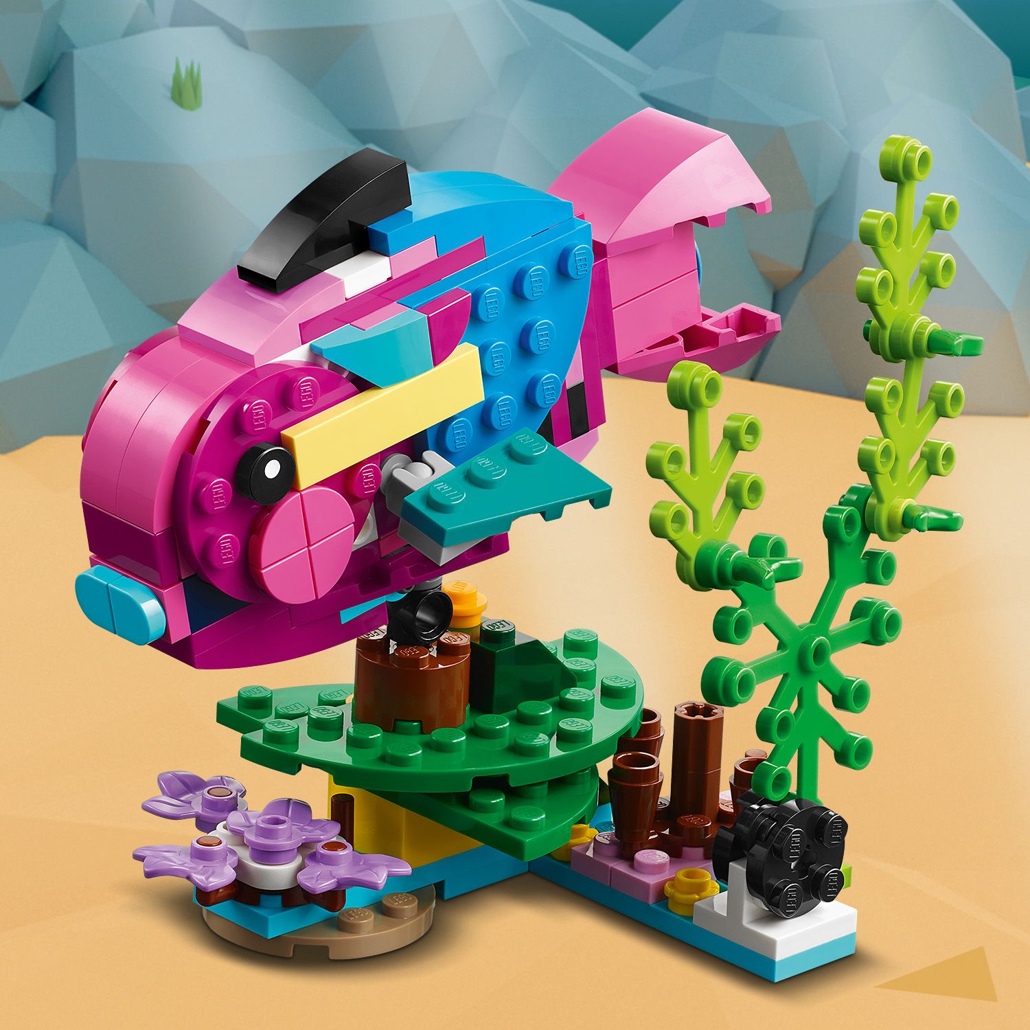 Blocks LEGO Creator 3 in 1 Exotic pink parrot 31144 Character/Title Disney Bia