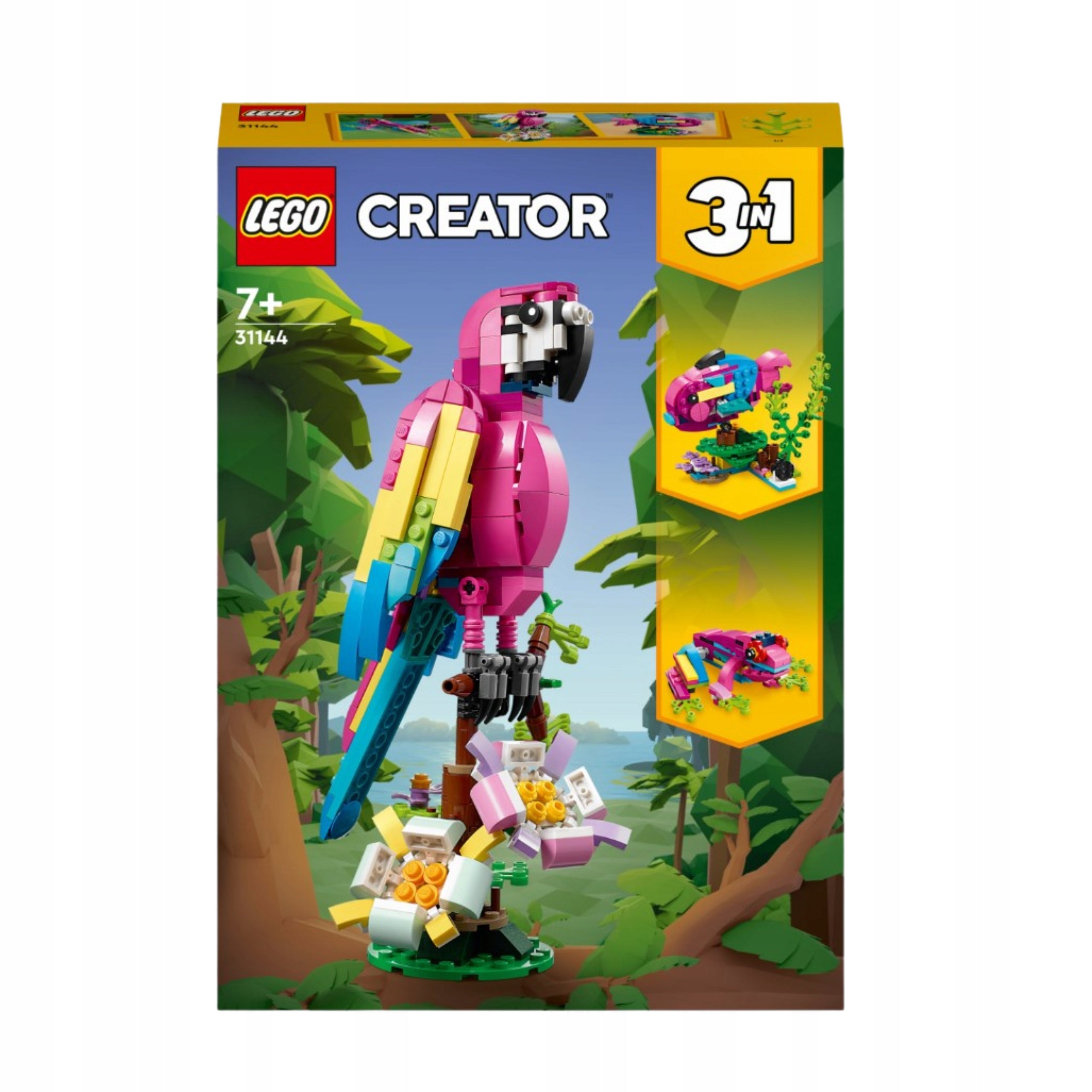 Blocks LEGO Creator 3 in 1 Exotic pink parrot 31144 Product number 31144