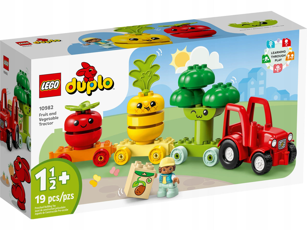 Blocks LEGO DUPLO 10982 Tractor with trailer vegetables fruit 19 el. 18 m+ Packaging status original
