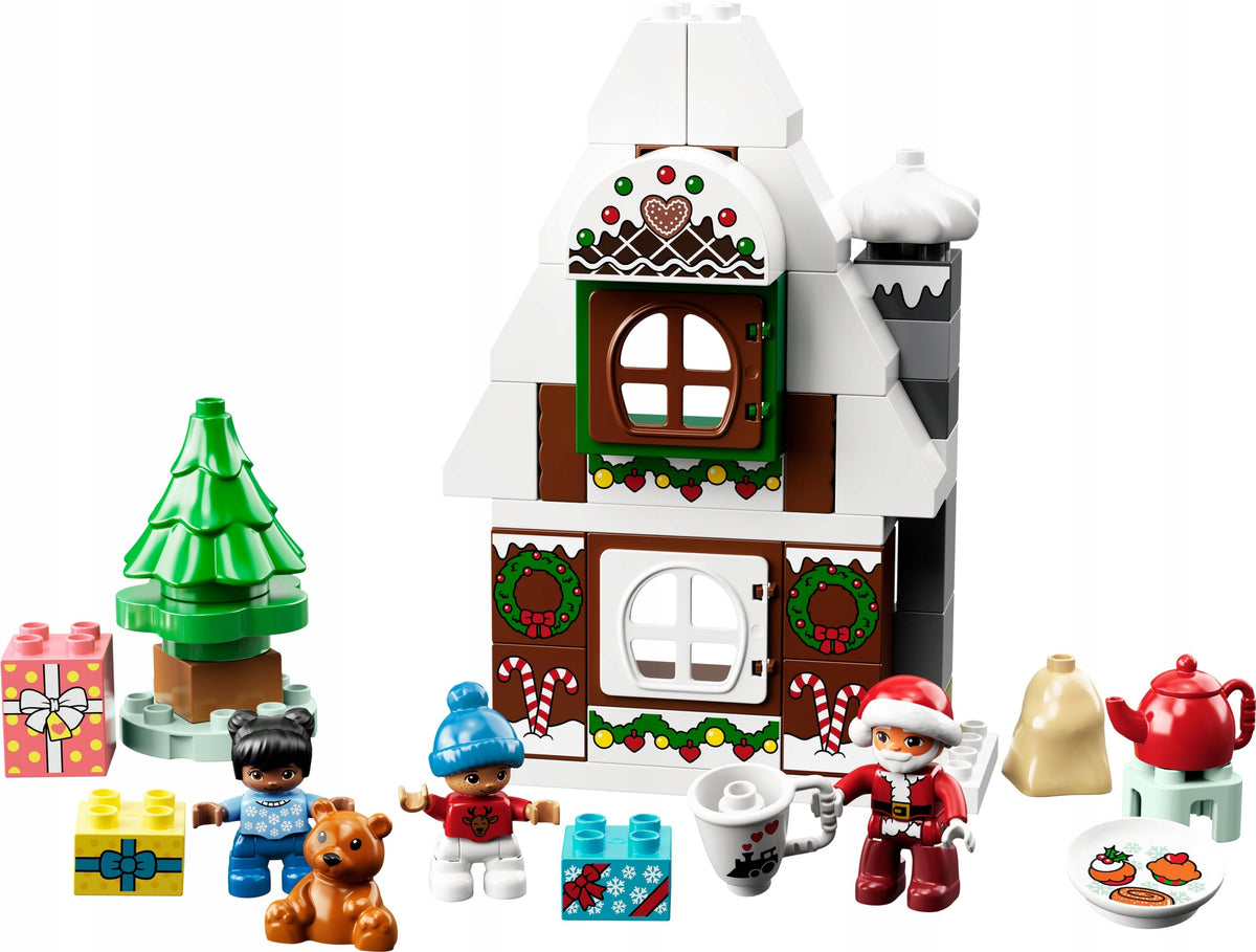 Blocks LEGO DUPLO Gingerbread Santa Claus house 50 elements Product number 10976