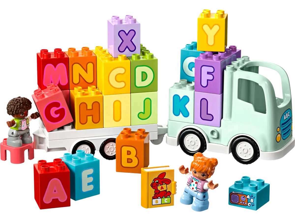 Blocks LEGO DUPLO Set 10421 Truck with alphabet Brand LEGO