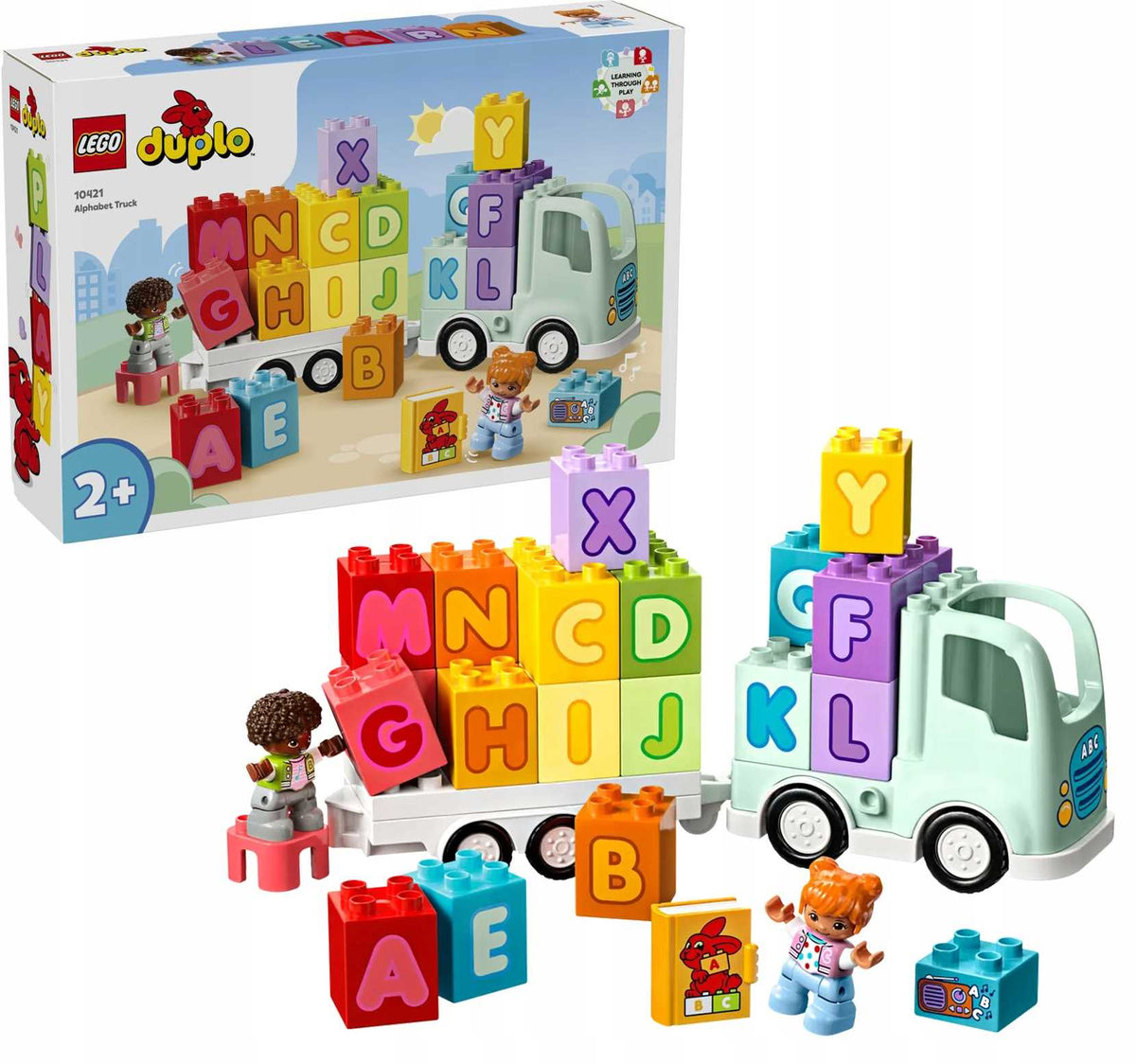 Blocks LEGO DUPLO Set 10421 Truck with alphabet Product number 10421