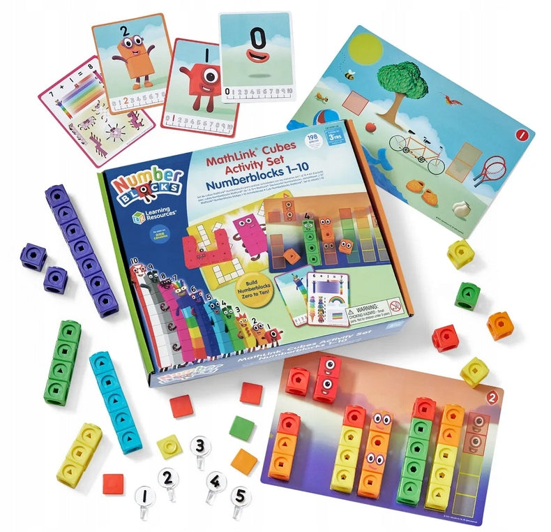 Blocks, Mathematical Cubes, 1-10, MathLink Cubes