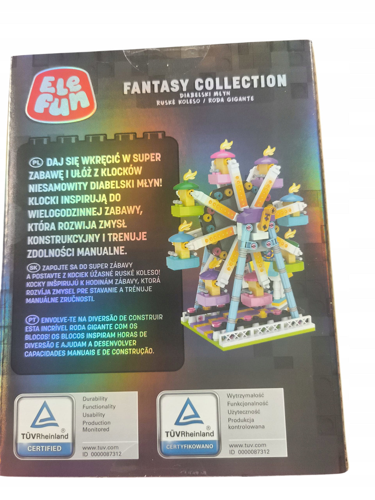 Blocks elefun 715 elements FERRIS WHEEL EAN (GTIN) 5609288340461