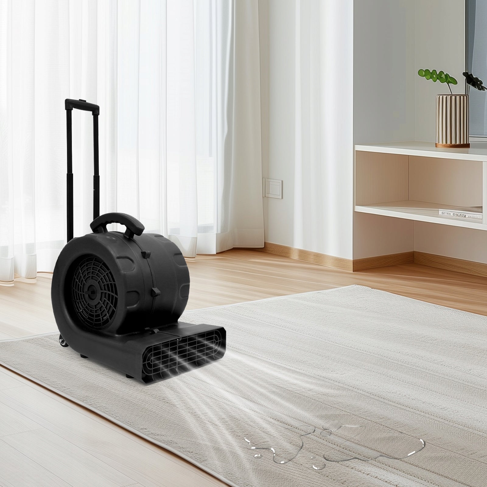 Blower Fan Portable Floor Dryer with 3-Speed for Drying Carpet Floor Wall Air velocity 0 km/h