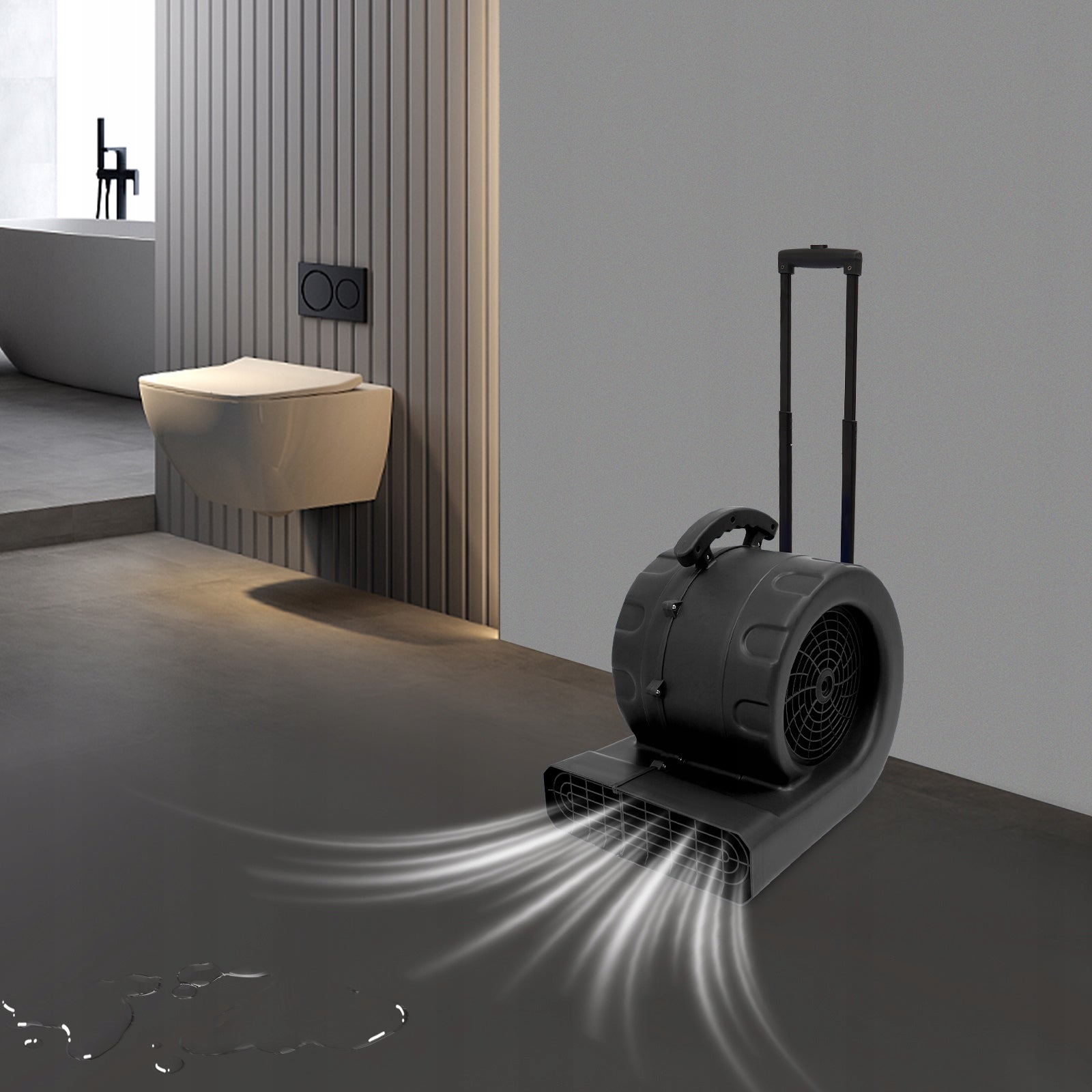 Blower Fan Portable Floor Dryer with 3-Speed for Drying Carpet Floor Wall Output 0 m3/min