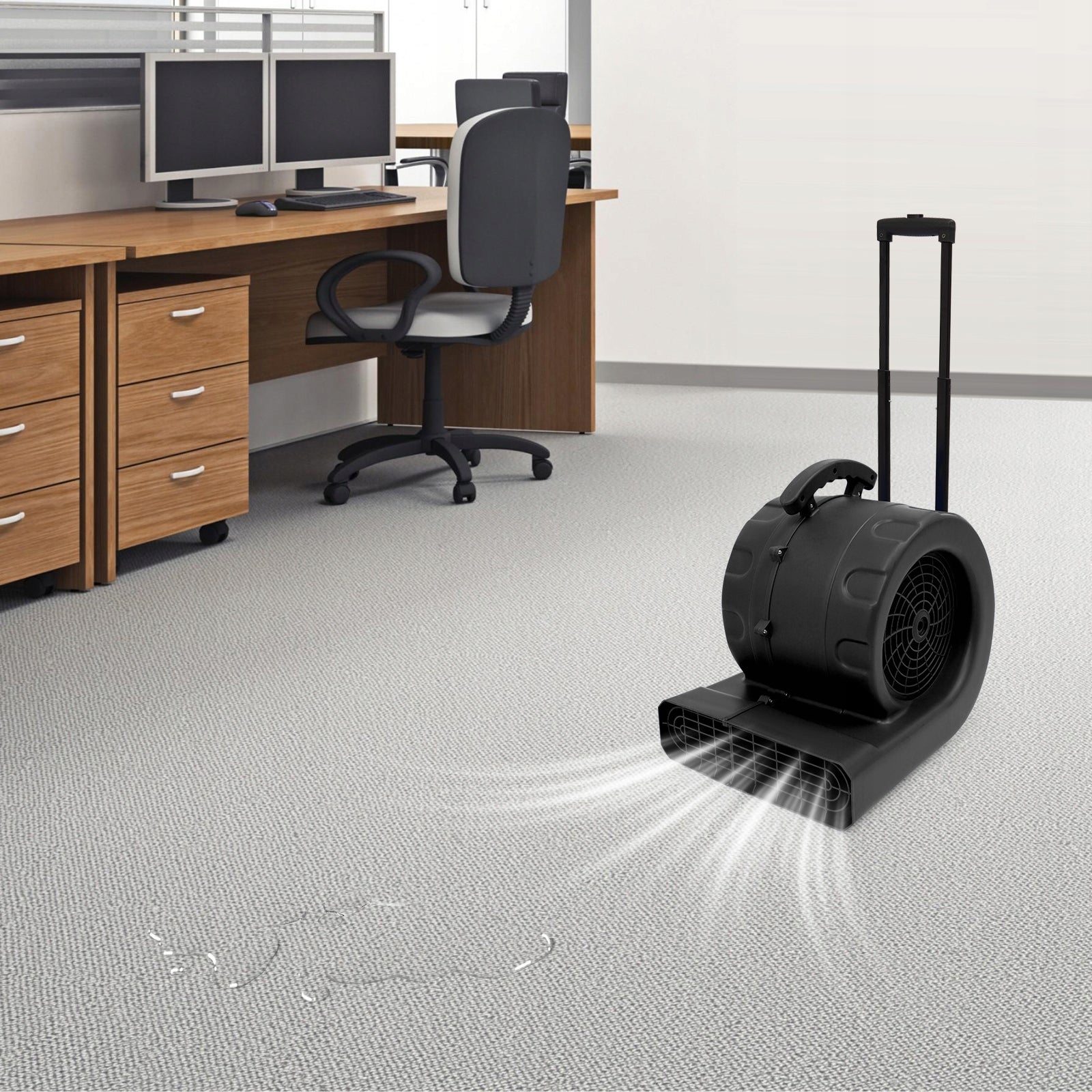 Blower Fan Portable Floor Dryer with 3-Speed for Drying Carpet Floor Wall Power supply electrical
