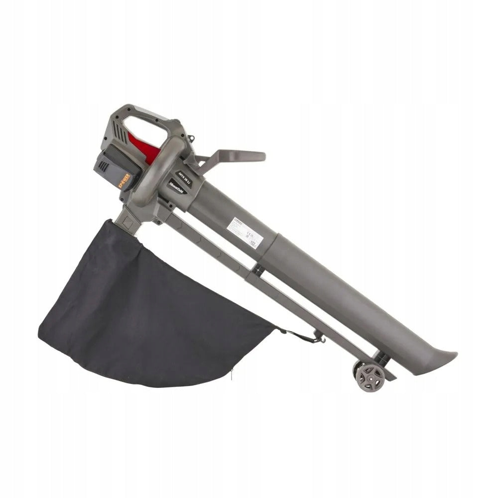 Blower Vacuum Cleaner Leaf Shredder 2x 4Ah Mountfield MVS 20 Li Kit Power supply rechargeable battery