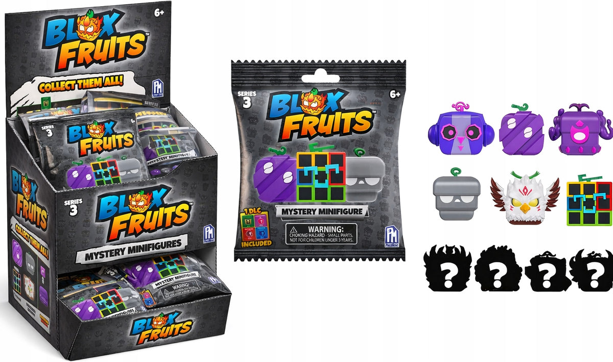 Blox Fruits Roblox Figurine Mystery Series2 Surprise DLC Code Minifigure