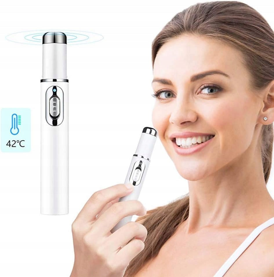 Blue Light Therapy Laser Pen Scar Wrinkle Removal Power supply battery