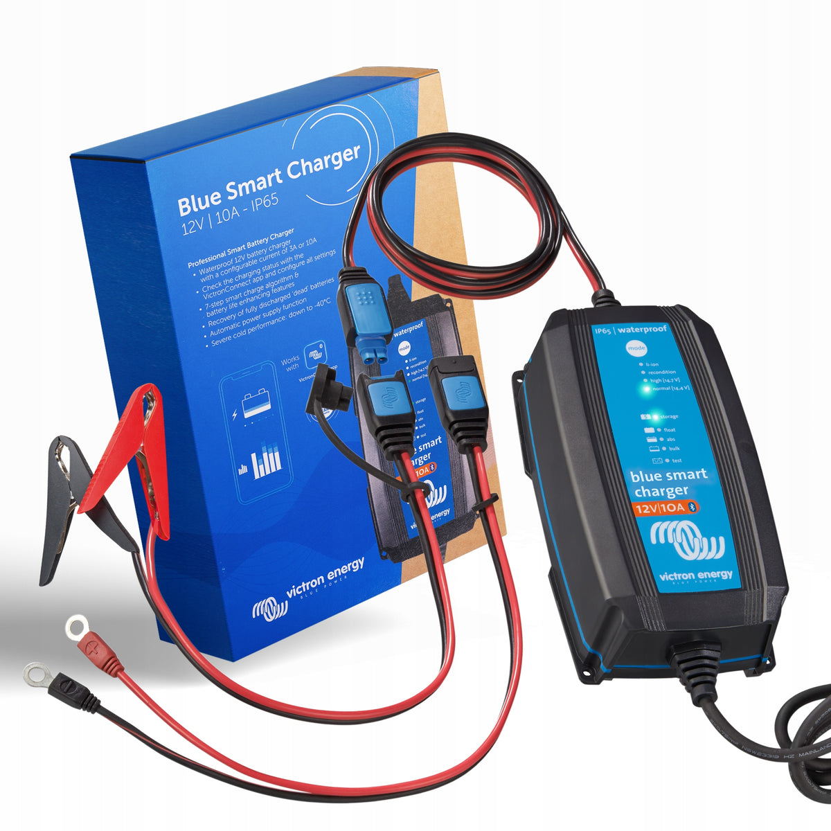Blue Smart IP65 Charger 12/10 + DC Connector Brand Victron energy