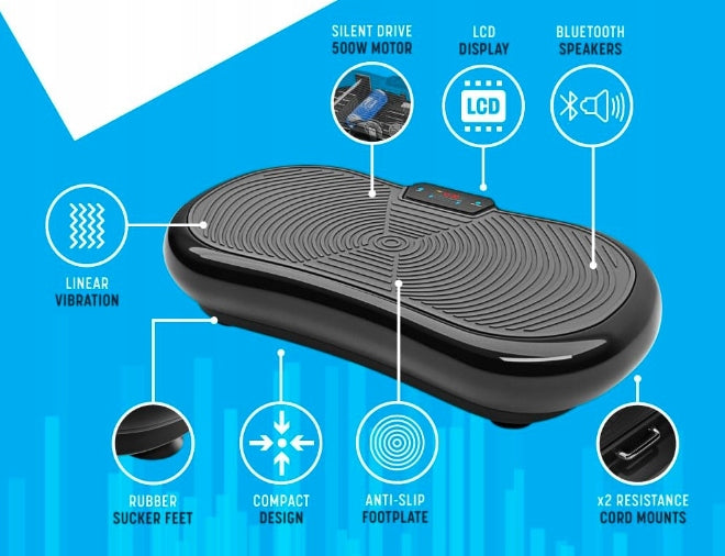 Bluefin Ultra Slim Vibration Platform Vibrating Body Massager Training Packaging status original