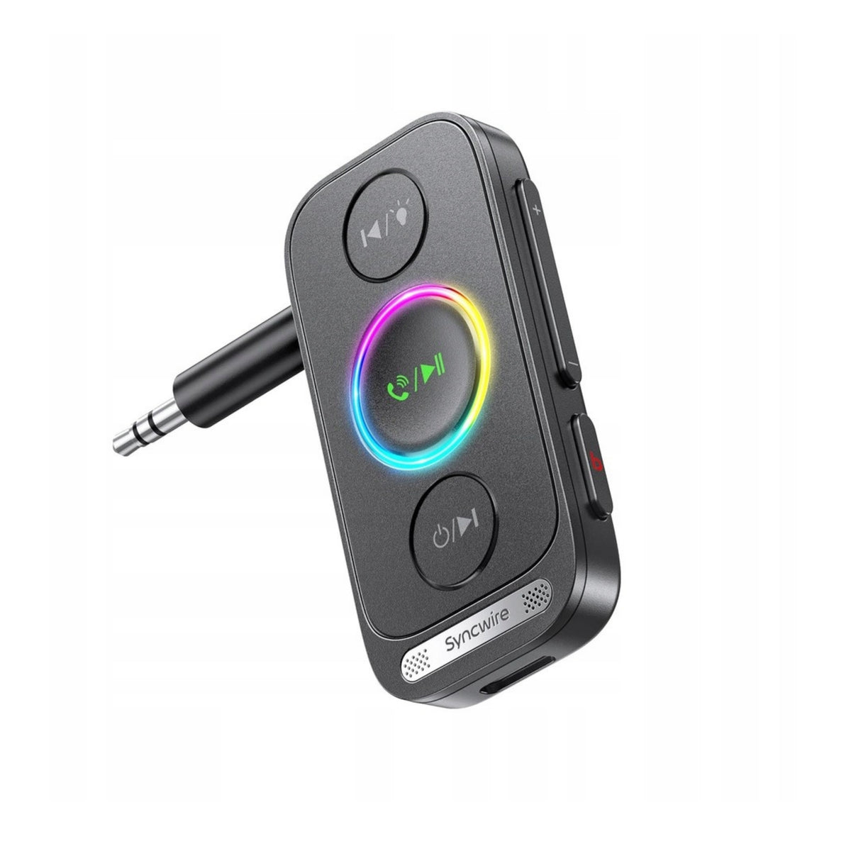 Bluetooth 5.4 AUX Receiver 3,5mm Syncwire LED HiFi Packaging status original
