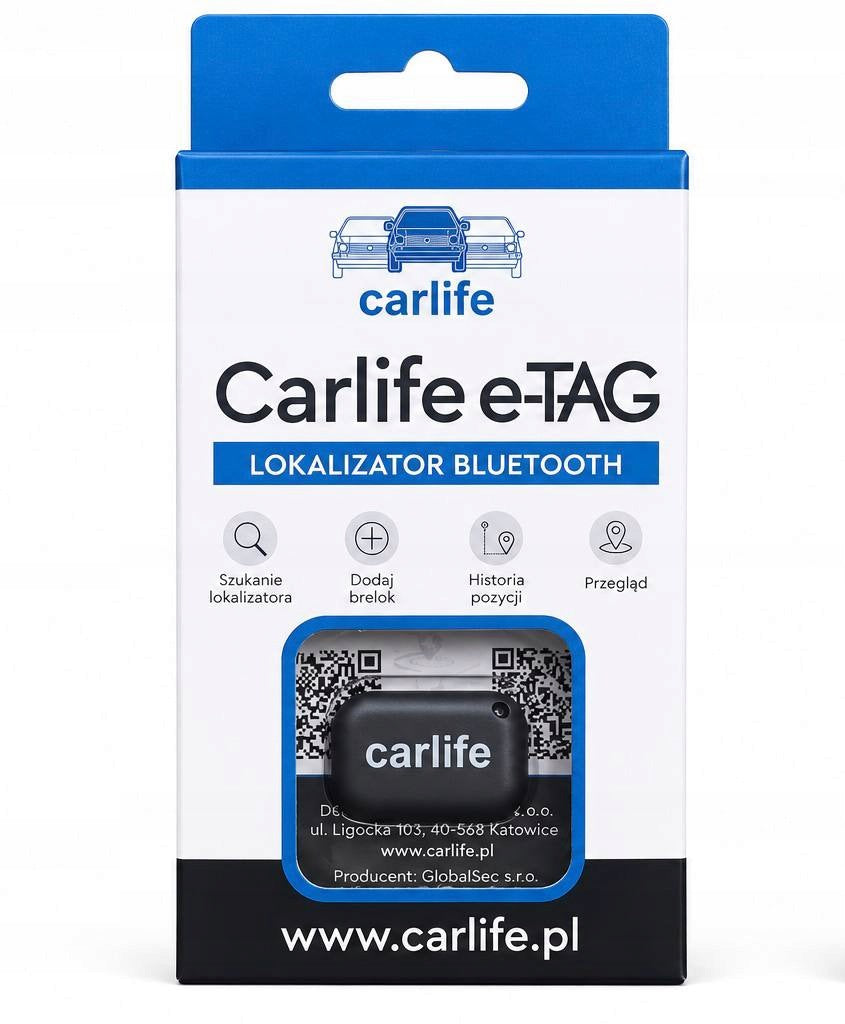 Bluetooth Locator Carlife e-TAG Keychain Phone iOS Android