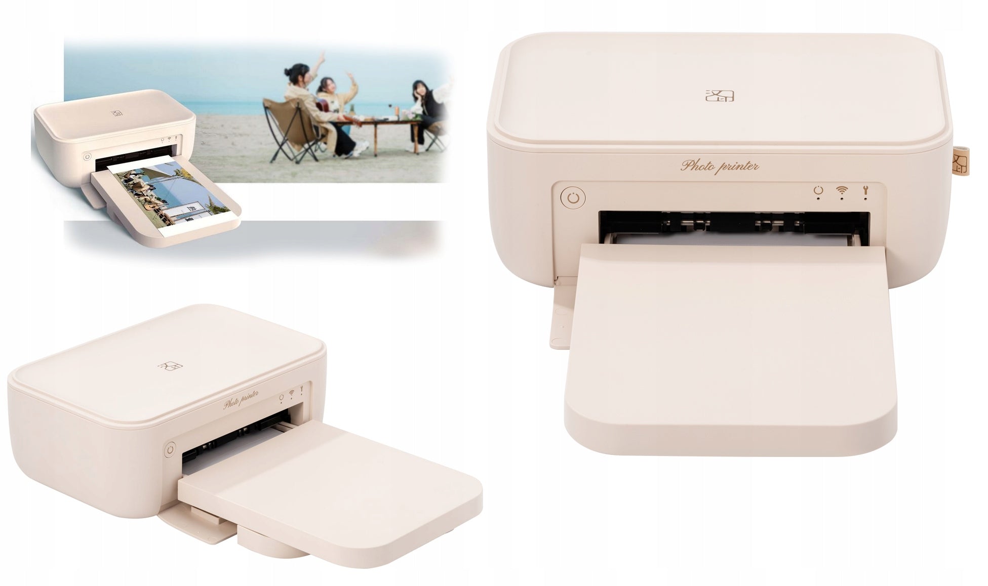 Bluetooth Printer HANIN CP4100 Photo Printing 10x15cm 300DPI in 80s + Cartridges