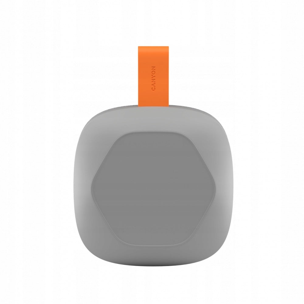 Bluetooth Speaker 8W IPX5 Portable Canyon Hexagon 10 Grey-Orange Manufacturer code CNE-CBTSP10GO