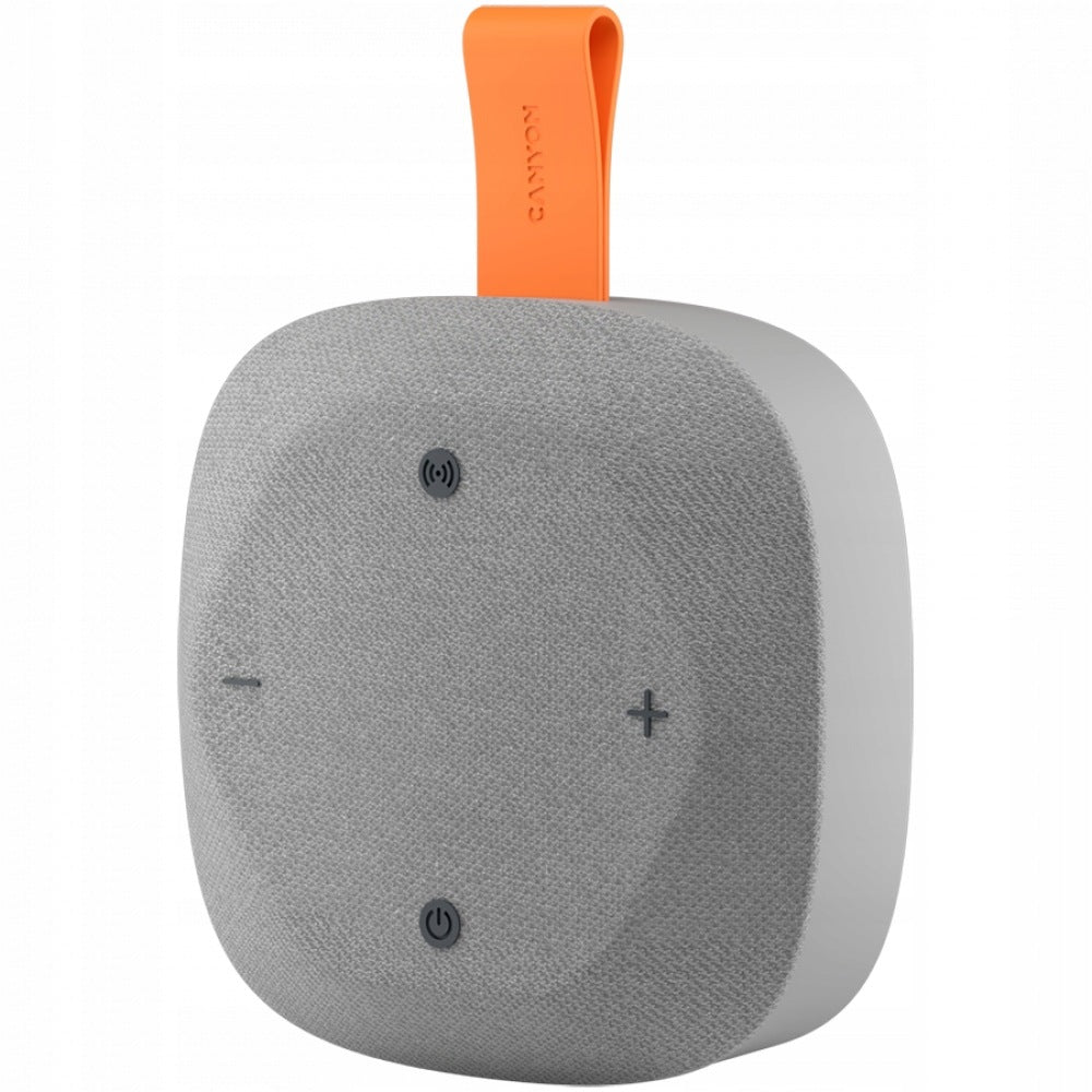 Bluetooth Speaker 8W IPX5 Portable Canyon Hexagon 10 Grey-Orange