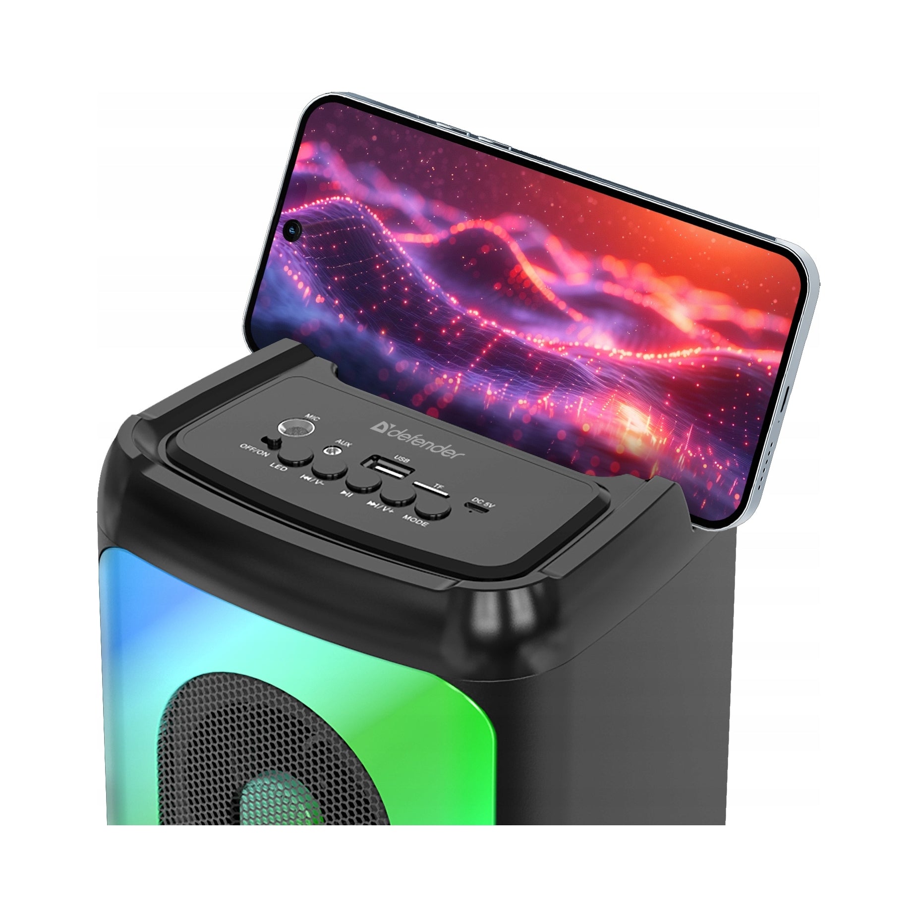 Bluetooth Speaker Defender Concerto 20W MP3 FM karaoke