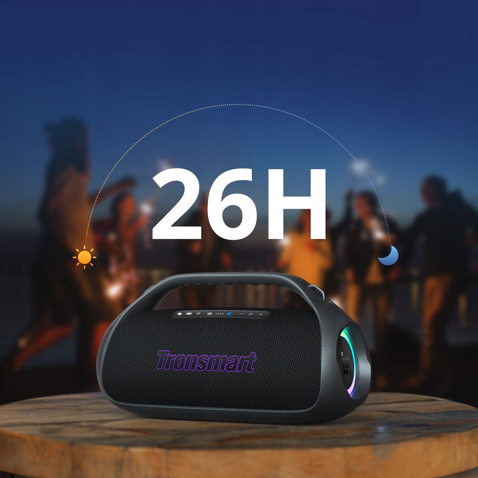 Bluetooth Speaker Portable Tronsmart Bang2 Party 90W Mobile Blue Manufacturer code Głośnik bluetooth przenośny Tronsmart Bang2