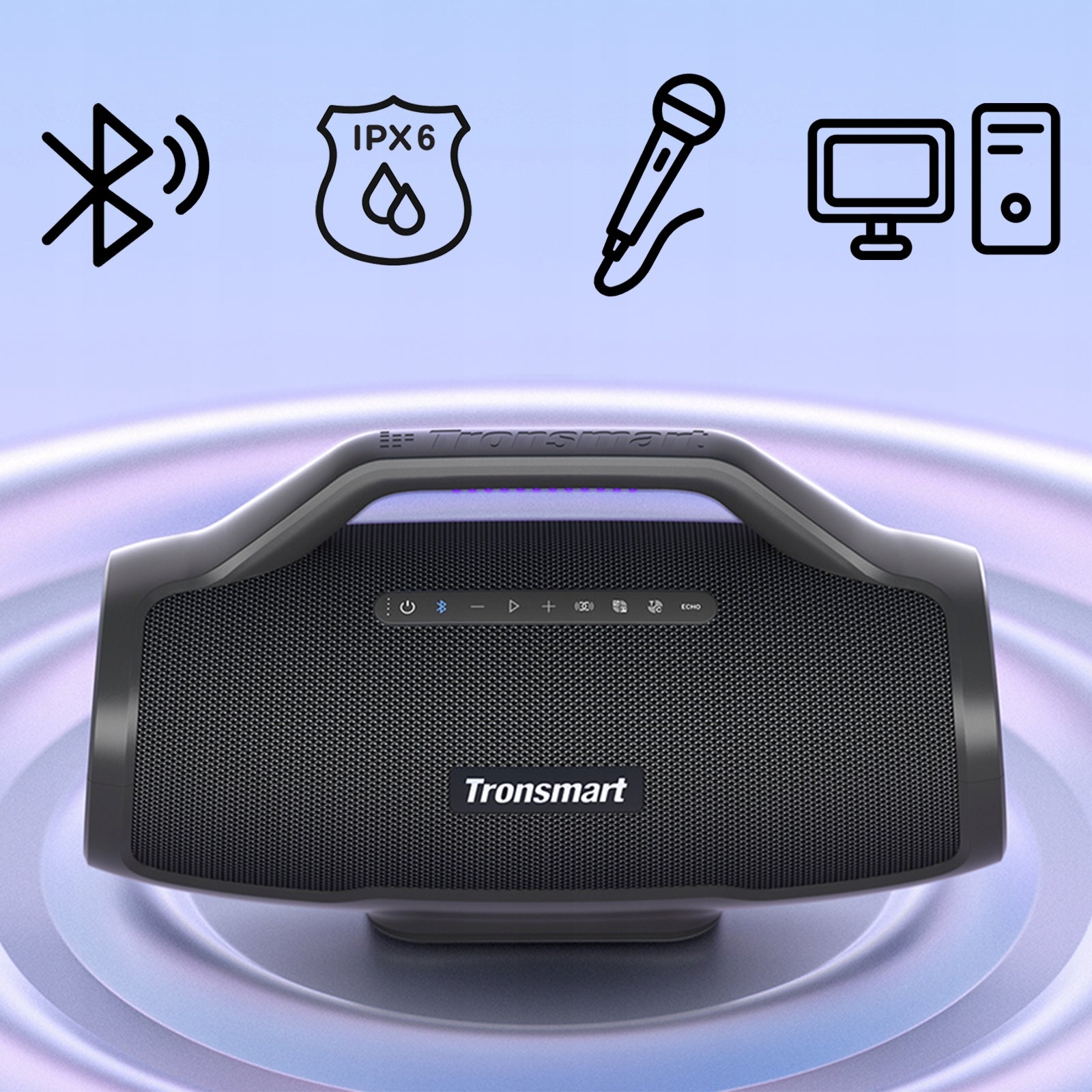 Bluetooth Speaker Portable Wireless Tronsmart Bang Max black 130 W Packaging status original